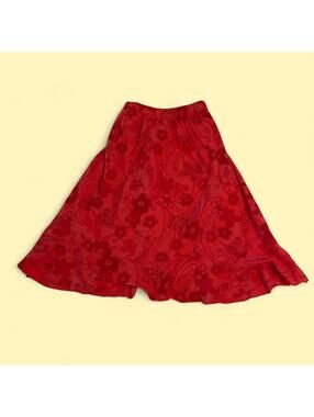 American Vintage Women's Red and Pink Skirt